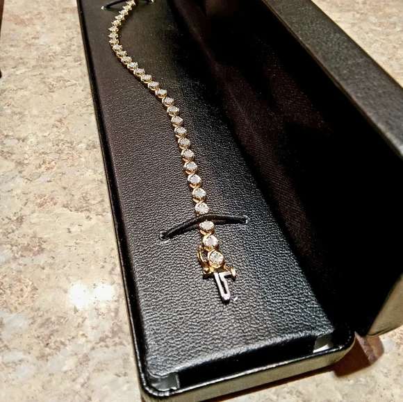 Diamond Tennis Bracelet 1 Carat TW Genuine